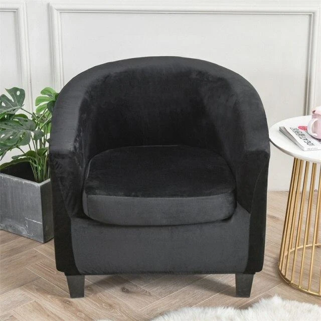 Housse Pour Fauteuil Cabriolet Noir Velours 1 Housse Pour Fauteuil Cabriolet Noir Velours