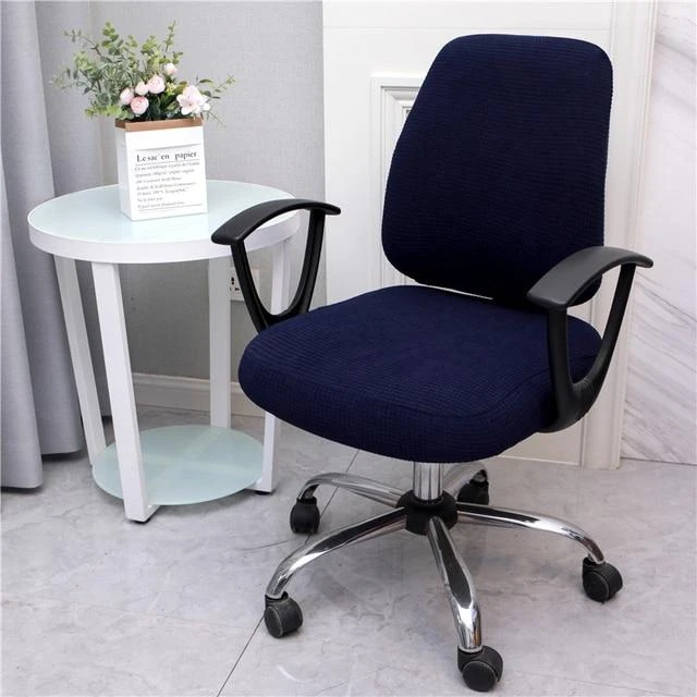 Housse De Chaise De Bureau Jacquard 6 Housse De Chaise De Bureau Jacquard – Image 6