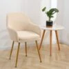 Housse De Chaise Design Scandinave Beige
