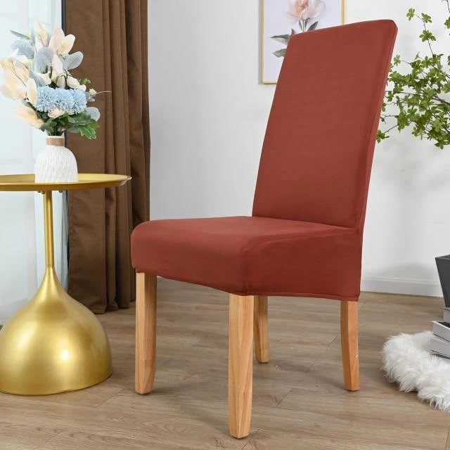 Housse De Chaise Grande Taille Marron 1 Housse De Chaise Grande Taille Marron