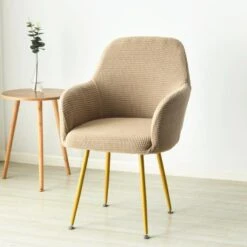 Housse De Chaise Scandinave Beige