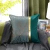Housse De Coussin 45x45cm Royal En Soie Vert