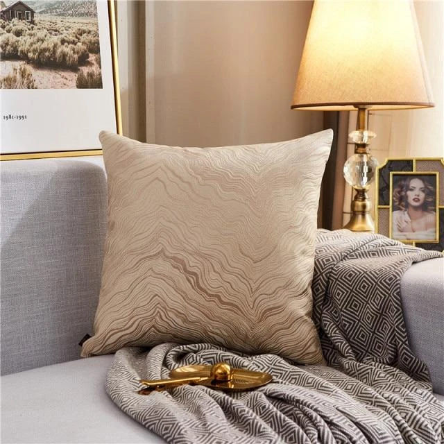 Housse De Coussin 45x45cm En Soie Champagne 1 Housse De Coussin 45x45cm En Soie Champagne