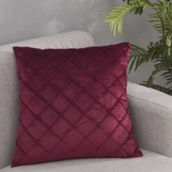Housse De Coussin 50x50cm Jonson Bordeaux