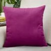 Housse De Coussin Velours 45x45cm Rose Fuchsia