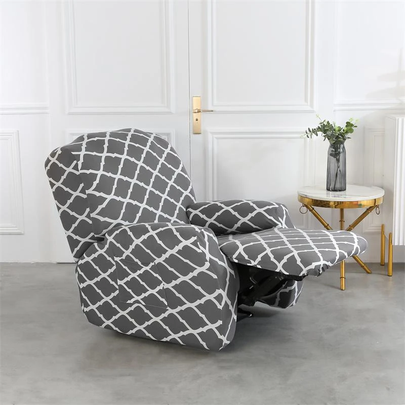 Housse De Fauteuil Relax Mosaïque Gris 2 Housse De Fauteuil Relax Mosaïque Gris – Image 2