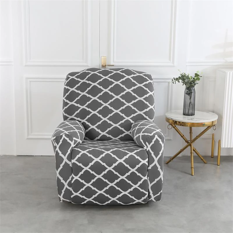 Housse De Fauteuil Relax Mosaïque Gris 4 Housse De Fauteuil Relax Mosaïque Gris – Image 4
