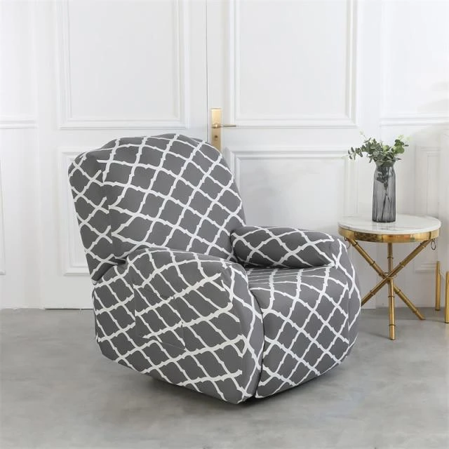Housse De Fauteuil Relax Mosaïque Gris 1 Housse De Fauteuil Relax Mosaïque Gris