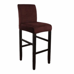 Housse De Tabouret De Bar Velours Marron