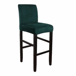Housse De Tabouret De Bar Velours Vert