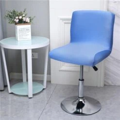 Housse Pour Tabouret De Bar Bleu Ciel