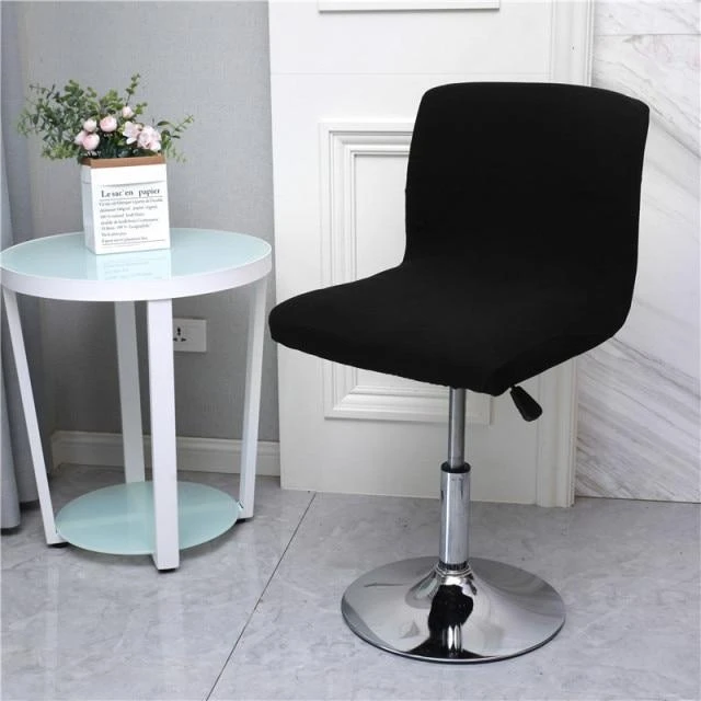 Housse Pour Tabouret De Bar Noir 1 Housse Pour Tabouret De Bar Noir