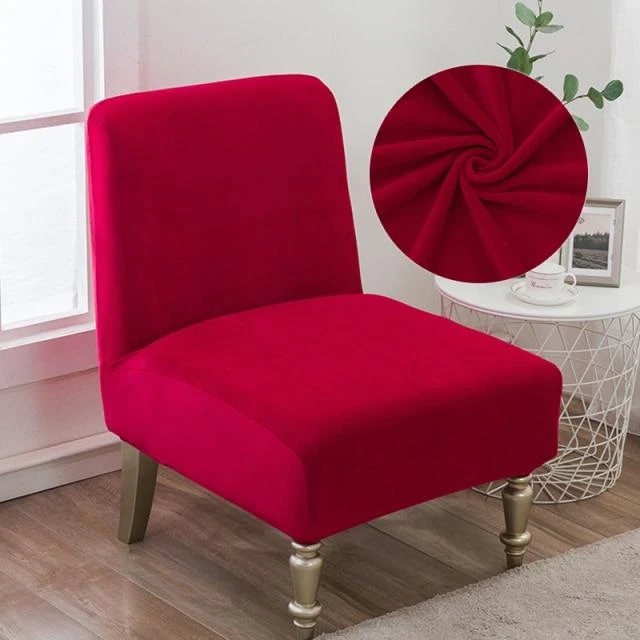 Housse De Fauteuil Crapaud Velours Rouge 1 Housse De Fauteuil Crapaud Velours Rouge