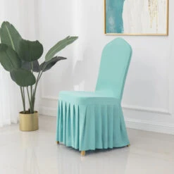 Housse De Chaise Extensible Mariage Bleu Tiffany