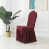 Lot De 100 Housses De Chaise Mariage Bordeaux