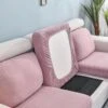 Housse Pour Coussin D'Assise De Canapé Rose Poudré