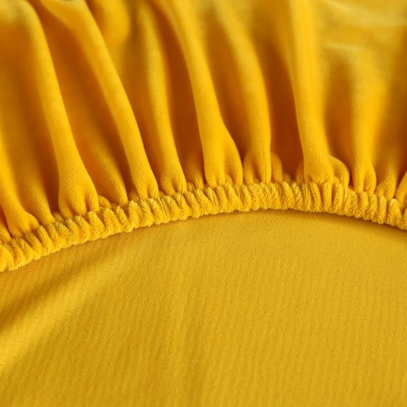 Housse De Canapé Clic Clac Et Bz Velours Jaune 5 Housse De Canapé Clic Clac Et Bz Velours Jaune – Image 5