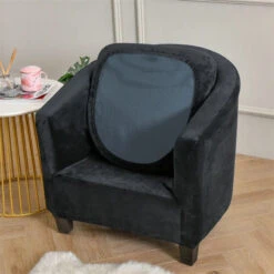 Housse Pour Fauteuil Cabriolet Noir Velours 9 Housse Pour Fauteuil Cabriolet Noir Velours -Housse Moderne housse cabriolet housse moderne 3