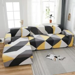 Housse De Canapé D'Angle Heifara -Housse Moderne housse canape dangle convertible housse moderne 1