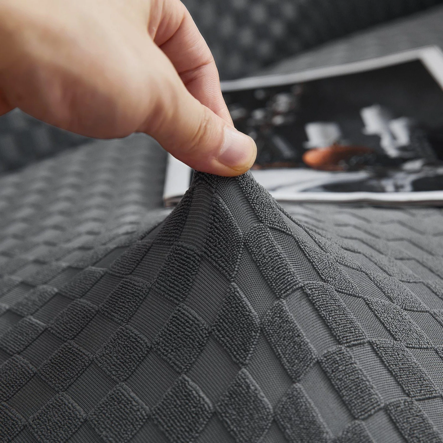 Housse De Canapé Imperméable Grise 3 Housse De Canapé Imperméable Grise – Image 3