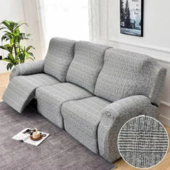 Housse Pour Canapé Relax Sanna Grise -Housse Moderne housse canape relax housse moderne 2