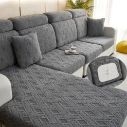 Housse D'assise De Canapé "Nola" Gris Anthracite