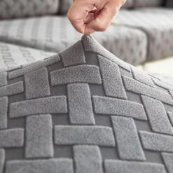 Housse D'assise De Canapé "Mola" Gris Anthracite -Housse Moderne housse dassise canape Housse moderne 3