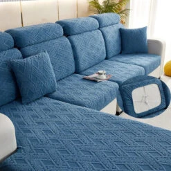 Housse D'assise De Canapé "Nola" Bleue