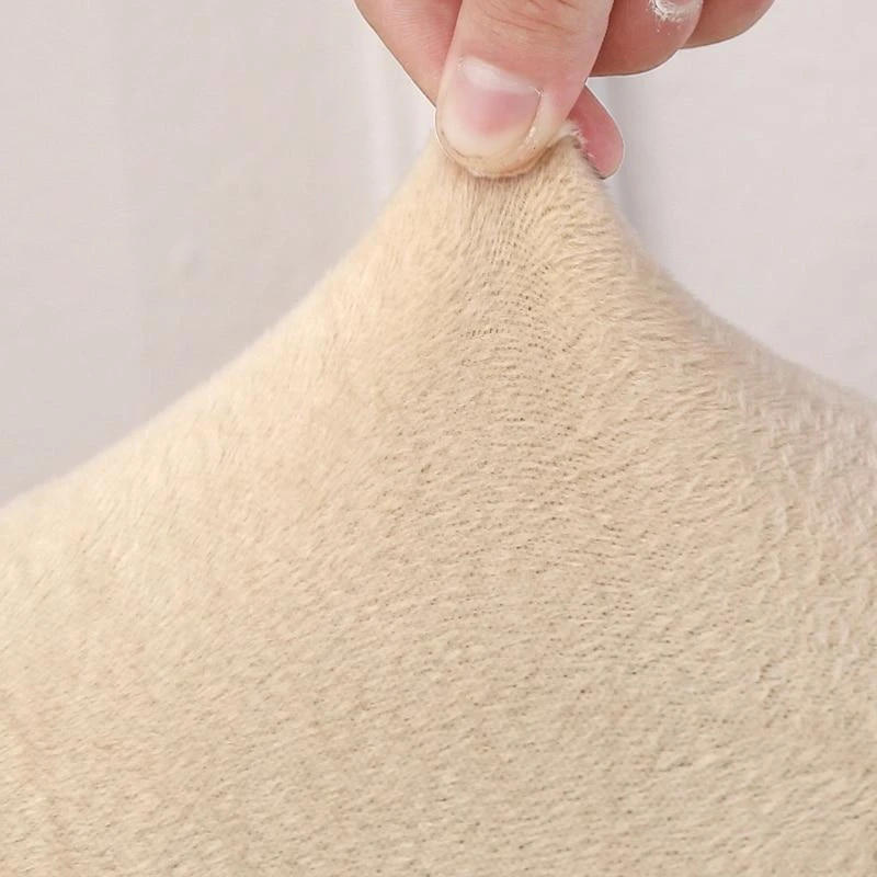 Housse De Canapé Clic Clac Et Bz Velours Beige 3 Housse De Canapé Clic Clac Et Bz Velours Beige – Image 3