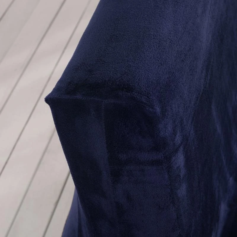 Housse De Canapé Clic Clac Et Bz Velours Bleu 3 Housse De Canapé Clic Clac Et Bz Velours Bleu – Image 3