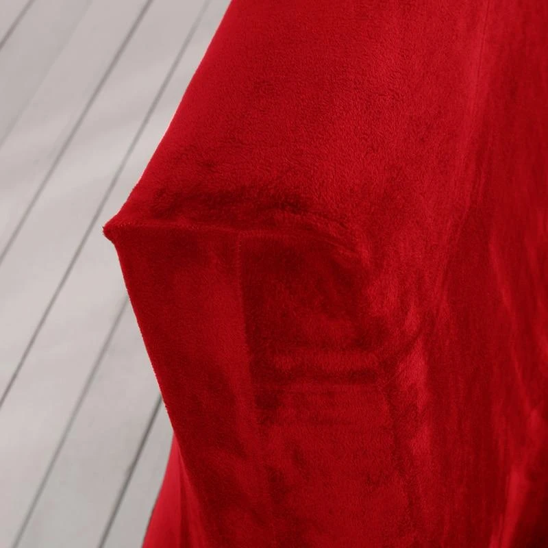 Housse De Canapé Clic Clac Et Bz Velours Rouge 3 Housse De Canapé Clic Clac Et Bz Velours Rouge – Image 3