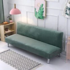 Housse De Canapé Clic Clac Et Bz Velours Vert