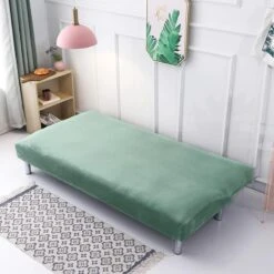 Housse De Canapé Clic Clac Et Bz Velours Vert 5 Housse De Canapé Clic Clac Et Bz Velours Vert -Housse Moderne housse de canape clic clac vert housse moderne 2