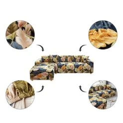 Housse De Canapé D'Angle Extensible Fulla 6 Housse De Canapé D'Angle Extensible Fulla -Housse Moderne housse de canape dangle arrondi housse moderne 2