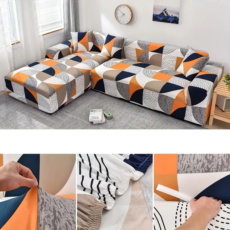 Housse De Canapé D'Angle Extensible Daphné 8 Housse De Canapé D'Angle Extensible Daphné – Image 8