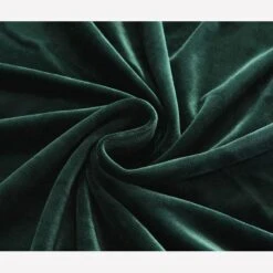 Housse De Canapé D'Angle Velours Vert Foncé 8 Housse De Canapé D'Angle Velours Vert Foncé -Housse Moderne housse de canape dangle vert housse moderne 3