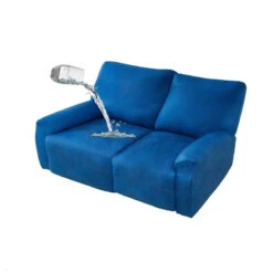 Housse De Fauteuil Relax En Similicuir Bleu 6 Housse De Fauteuil Relax En Similicuir Bleu -Housse Moderne housse de canape et fauteuil relax housse moderne 2
