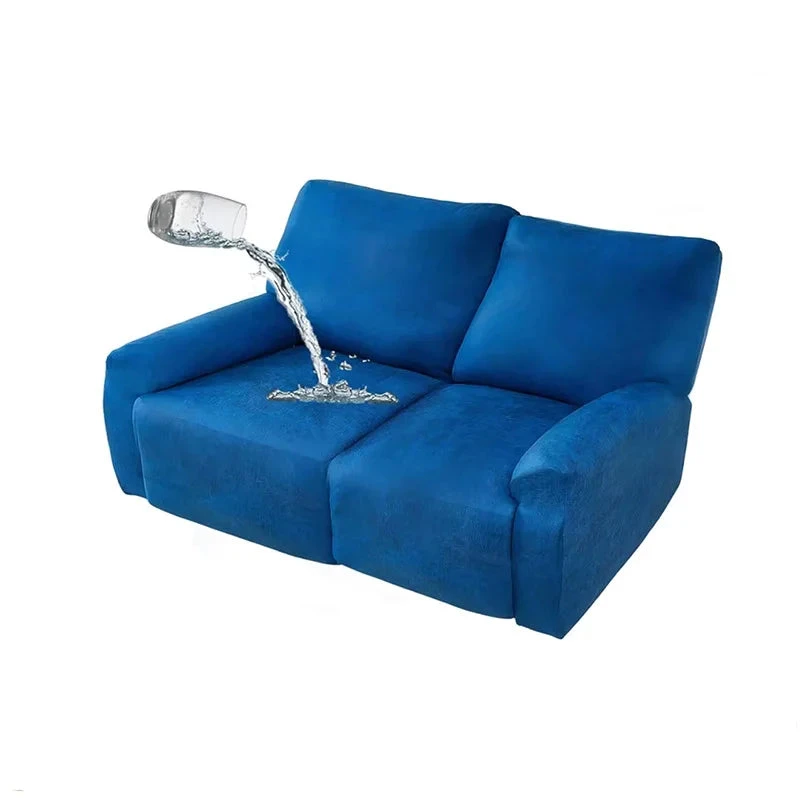 Housse De Fauteuil Relax En Similicuir Bleu 3 Housse De Fauteuil Relax En Similicuir Bleu – Image 3