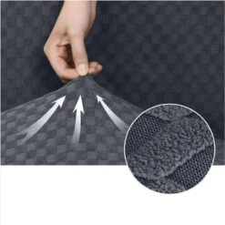 Housse De Canapé Imperméable Gris Anthracite 9 Housse De Canapé Imperméable Gris Anthracite -Housse Moderne housse de canape impermeable housse moderne 5