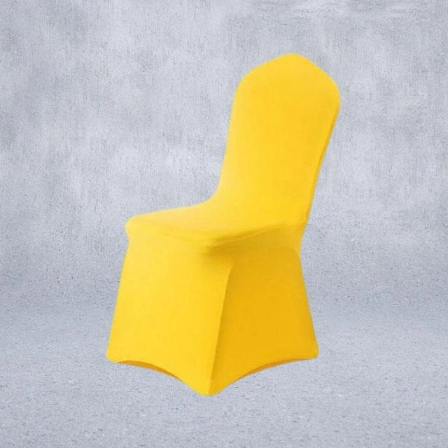 Housse De Chaise De Mariage Jaune 1 Housse De Chaise De Mariage Jaune