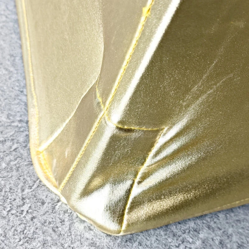 Housse De Chaise De Mariage Or Métallique 2 Housse De Chaise De Mariage Or Métallique – Image 2