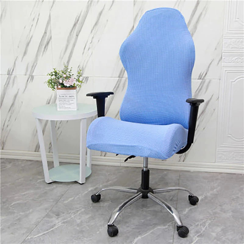 Housse De Chaise Gamer Jacquard Bleu Ciel 1 Housse De Chaise Gamer Jacquard Bleu Ciel
