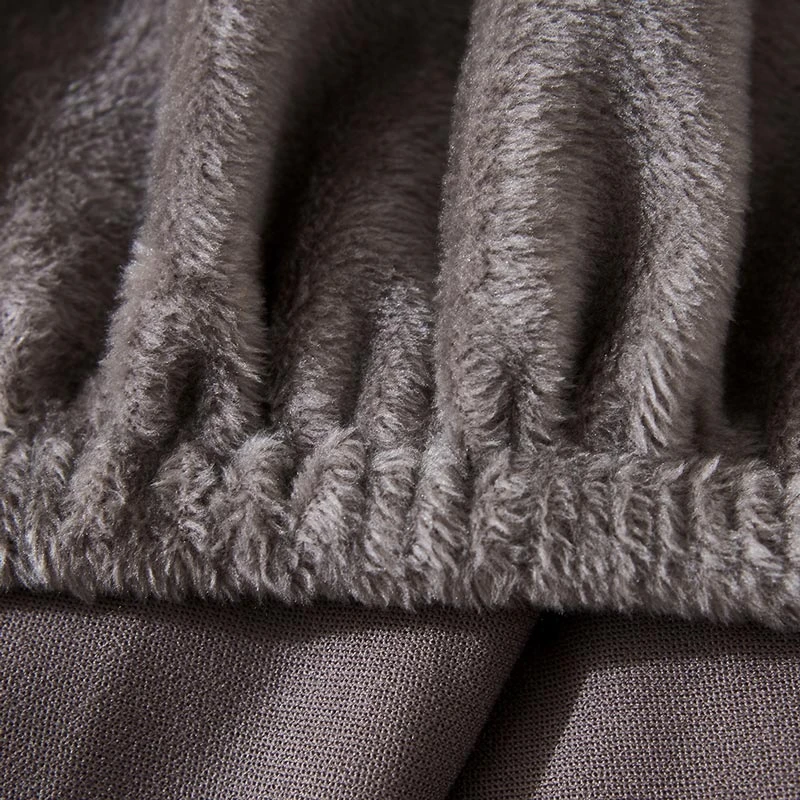 Housse De Canapé Clic Clac Et Bz Velours Gris 6 Housse De Canapé Clic Clac Et Bz Velours Gris – Image 6