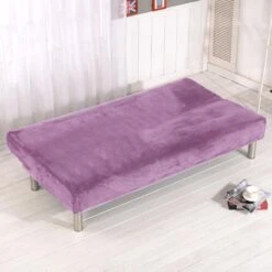Housse De Canapé Clic Clac Et Bz Velours Mauve -Housse Moderne housse de clic clac mauve velours housse moderne 3