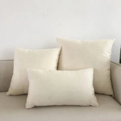 Housse De Coussin 50x50 Blanc