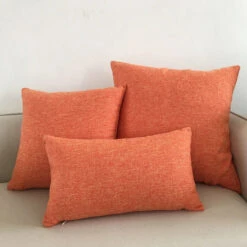 Housse De Coussin 60x60 Orange