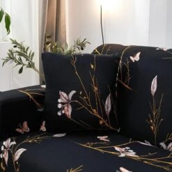 Housse De Coussin Fleurs D'Automne - Lot De 2 (45x45cm)