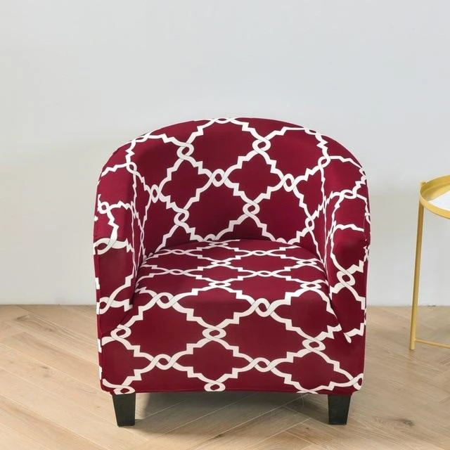 Housse Pour Fauteuil Cabriolet Mosaïque Bordeaux 1 Housse Pour Fauteuil Cabriolet Mosaïque Bordeaux