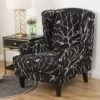 Housse Fauteuil Crapaud Fleurs D'automne