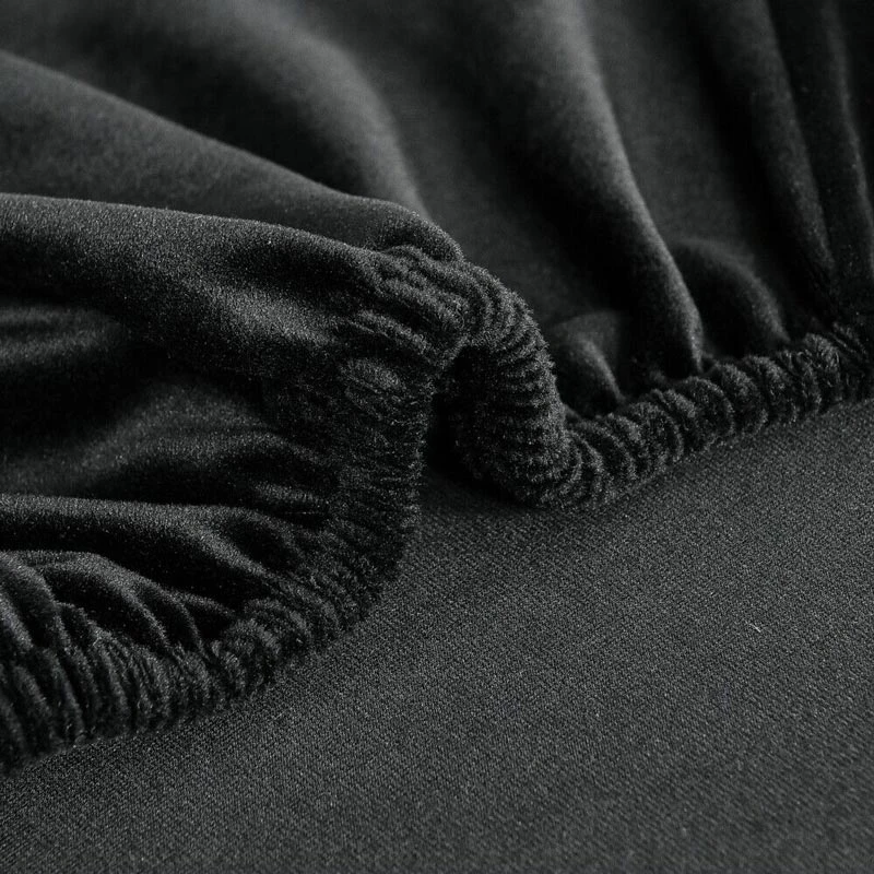 Housse De Fauteuil Crapaud Velours Noire 6 Housse De Fauteuil Crapaud Velours Noire â Image 6